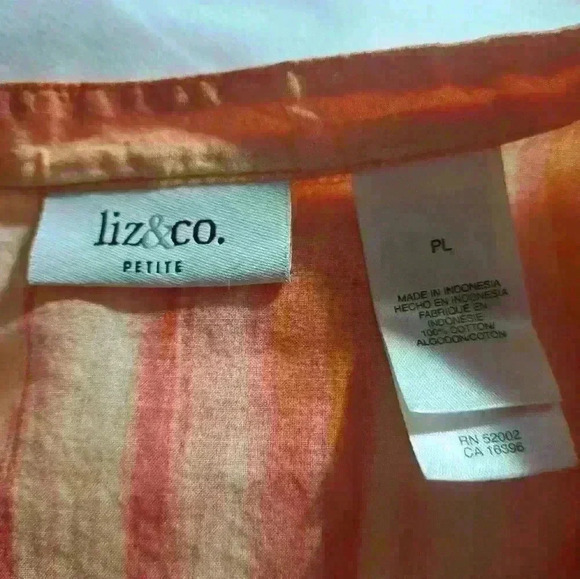 Liz&Co. Petite Cotton Tunic - Picture 7 of 7